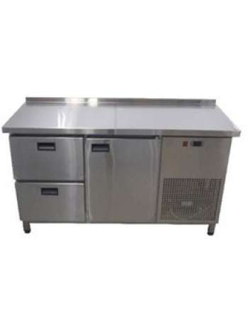 Холодильний стіл 1400х700х850 (1 двері 2 ящика)